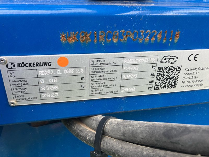 Köckerling Rebell CL 800T 2.0 - משדדת דיסק: תמונה 2 Köckerling Rebell CL 800T 2.0 - משדדת דיסק: תמונה 2