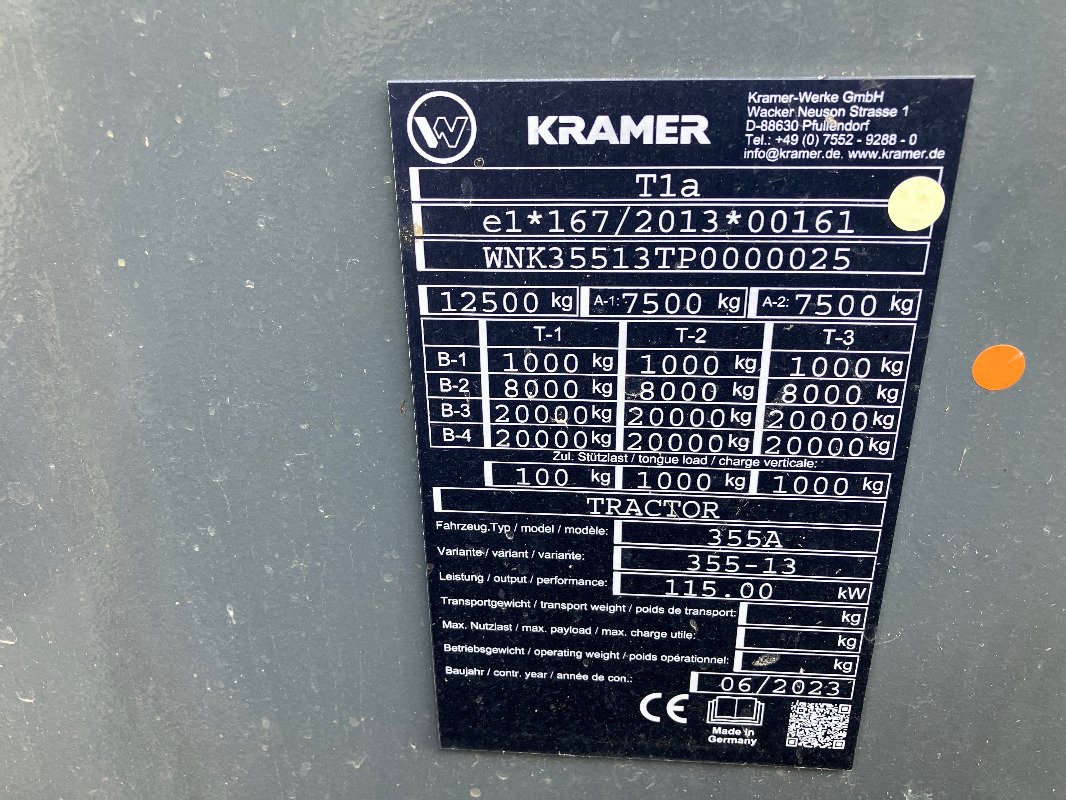 Kramer KL 55.8T - מעמיס גלגלים: תמונה 2 Kramer KL 55.8T - מעמיס גלגלים: תמונה 2