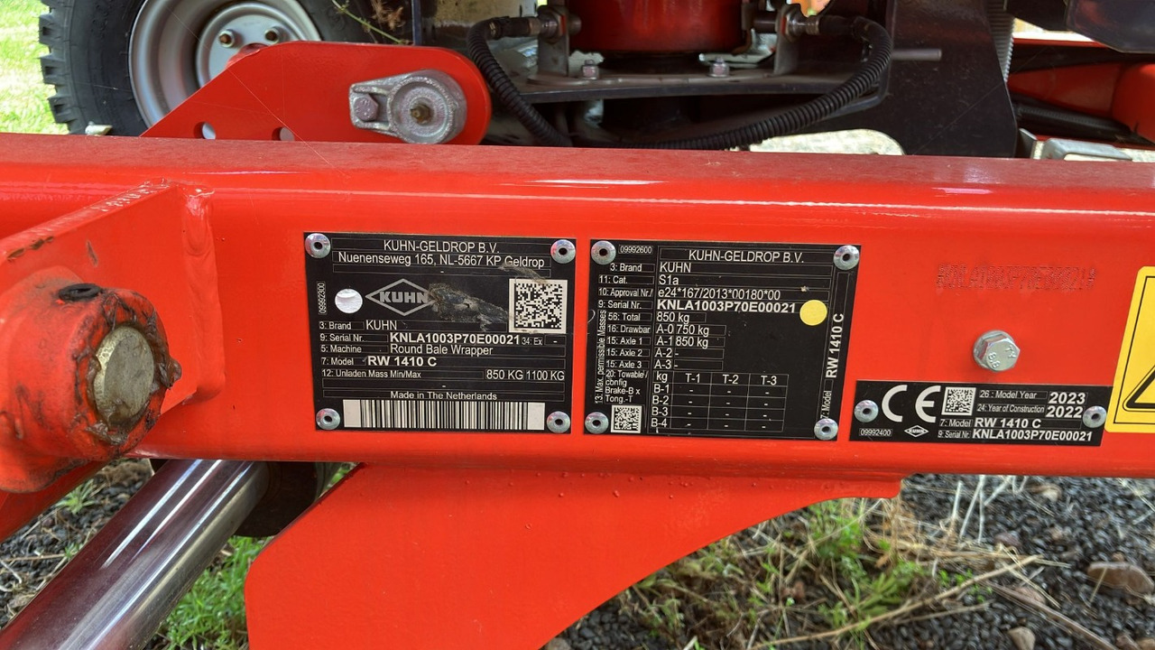 Kuhn RW 1410C - עוטף צרור: תמונה 5 Kuhn RW 1410C - עוטף צרור: תמונה 5