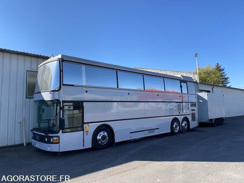 BUS VIP DOUBLE ETAGE MOTORHOMEVIP VANHOOL + REMORQUE + AUVENT DE RECEPTION - משאית ממכר, אוטובוס: תמונה 1 BUS VIP DOUBLE ETAGE MOTORHOMEVIP VANHOOL + REMORQUE + AUVENT DE RECEPTION - משאית ממכר, אוטובוס: תמונה 1