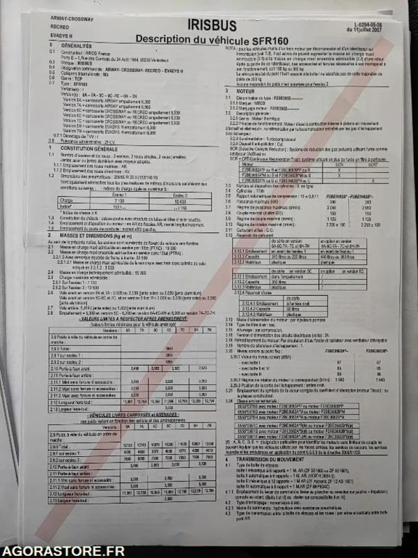 CAR - IVECO - CROSSWAY - 2007 / 508763 KM - BR256LX - 073340 - אוטובוס בית ספר: תמונה 5 CAR - IVECO - CROSSWAY - 2007 / 508763 KM - BR256LX - 073340 - אוטובוס בית ספר: תמונה 5