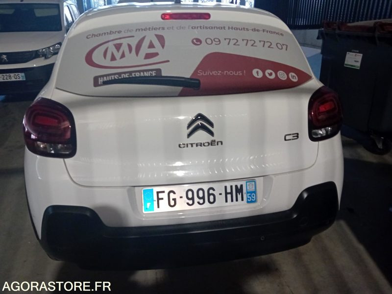 CITROEN C3 1.2 PTEC 128804 kms 2019 - מכונית: תמונה 2 CITROEN C3 1.2 PTEC 128804 kms 2019 - מכונית: תמונה 2