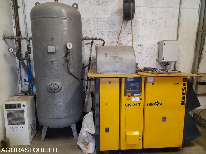 Compresseur KAESER SIGMA SK21T 2008 - 36 000h + assécheur ACT-EVO 110 2020 - מדחס אוויר: תמונה 1 Compresseur KAESER SIGMA SK21T 2008 - 36 000h + assécheur ACT-EVO 110 2020 - מדחס אוויר: תמונה 1