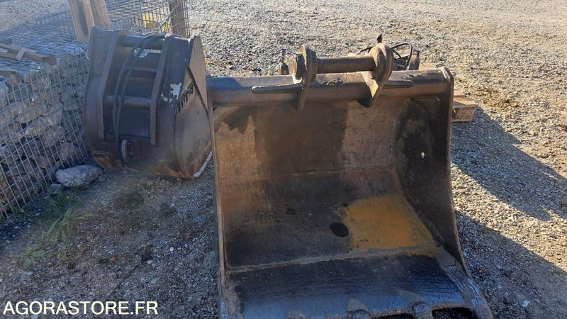 Lot de trois godets + attache rapide VTN - חלקי חילוף עבור מכונת בנייה: תמונה 2 Lot de trois godets + attache rapide VTN - חלקי חילוף עבור מכונת בנייה: תמונה 2