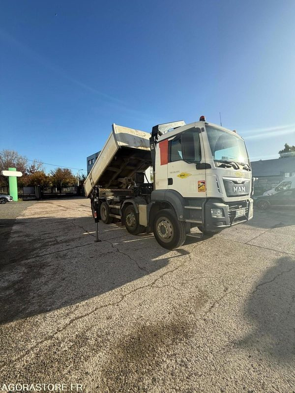 MAN 8x4 - 32-400 BiBenne grue - 11.2014 / 375000 KM - משאית: תמונה 4 MAN 8x4 - 32-400 BiBenne grue - 11.2014 / 375000 KM - משאית: תמונה 4