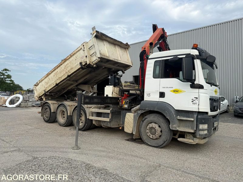 MAN TGS TRIBENNE GRUE 8x4-4 - 2011 / 242000 KM - משאית: תמונה 2 MAN TGS TRIBENNE GRUE 8x4-4 - 2011 / 242000 KM - משאית: תמונה 2