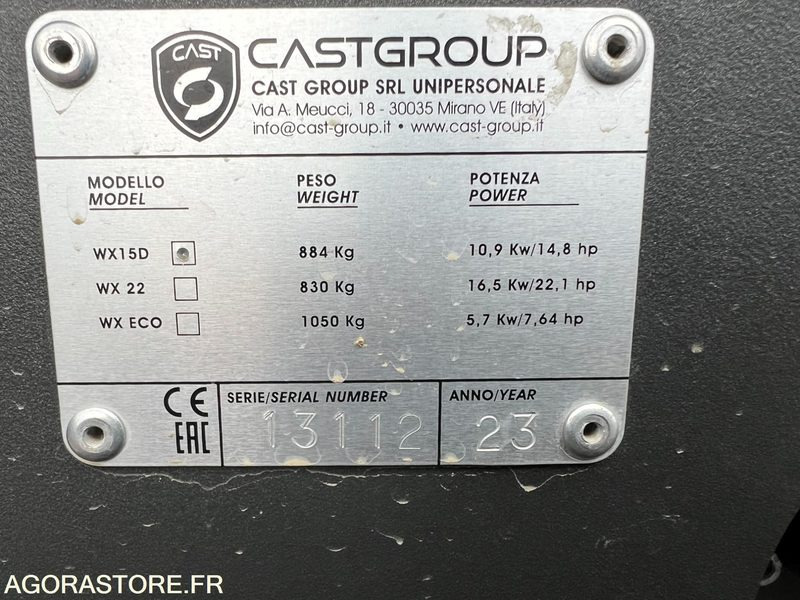 MINI CHARGEUSE WORKY QUAD WX15D - מעמיס: תמונה 5 MINI CHARGEUSE WORKY QUAD WX15D - מעמיס: תמונה 5