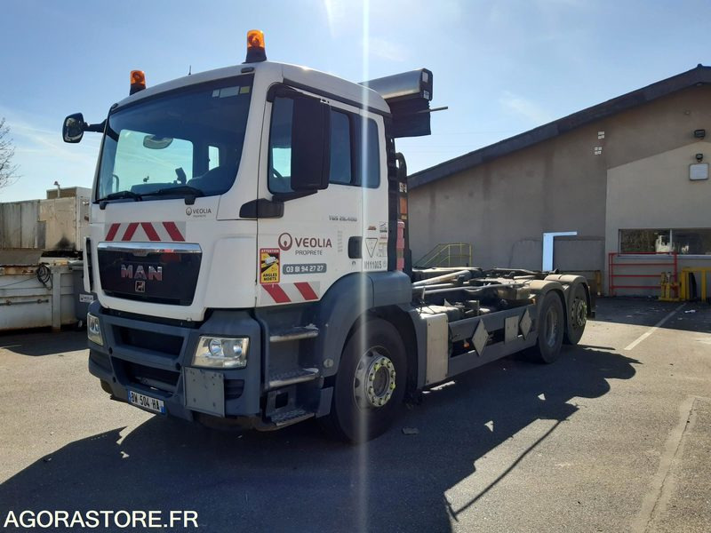 PORTEUR AMPLIROLL MAN TGS 26.400 (R51996) - BRAS GUIMA PALFINGER-2011-563 000 Km - משאית: תמונה 1 PORTEUR AMPLIROLL MAN TGS 26.400 (R51996) - BRAS GUIMA PALFINGER-2011-563 000 Km - משאית: תמונה 1