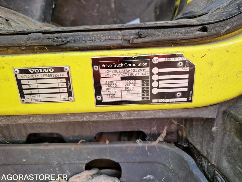 PORTEUR BOM 26T VOLVO GEESINK- 121117 KM - 2014 (4004) - משאית אשפה: תמונה 5 PORTEUR BOM 26T VOLVO GEESINK- 121117 KM - 2014 (4004) - משאית אשפה: תמונה 5