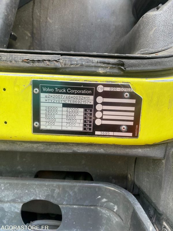 PORTEUR BOM 26T VOLVO GEESINK - 160803km- 2014 (4002) - משאית אשפה: תמונה 4 PORTEUR BOM 26T VOLVO GEESINK - 160803km- 2014 (4002) - משאית אשפה: תמונה 4