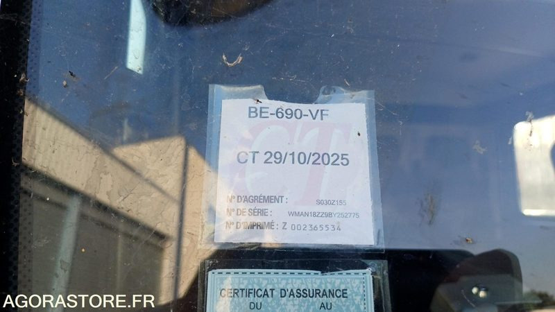 Porteur MAN TGM 18.290 de 2010/458000 kms - BE-690-VF (3822) - משאית: תמונה 4 Porteur MAN TGM 18.290 de 2010/458000 kms - BE-690-VF (3822) - משאית: תמונה 4