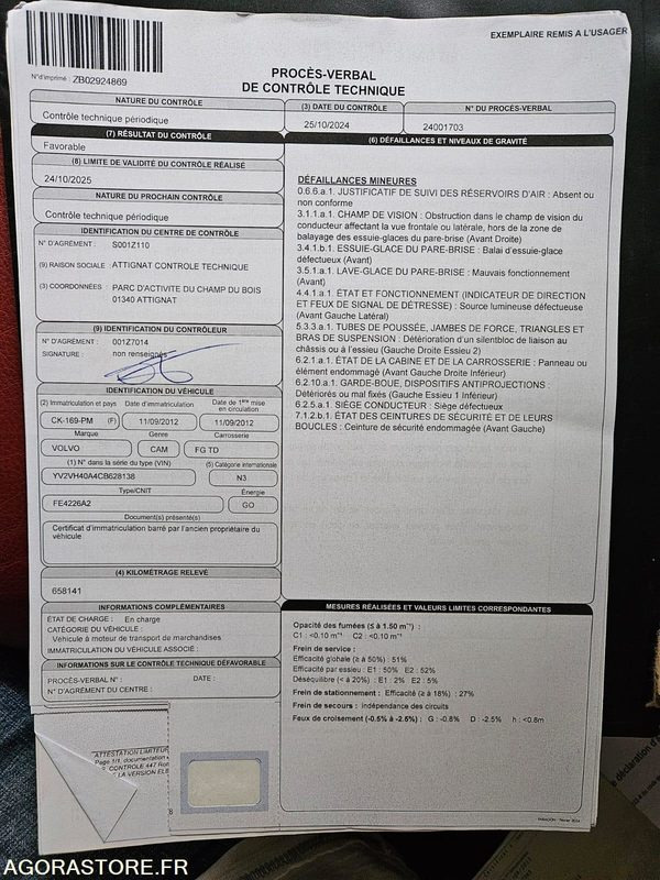 Porteur Volvo frigo - משאית: תמונה 4 Porteur Volvo frigo - משאית: תמונה 4