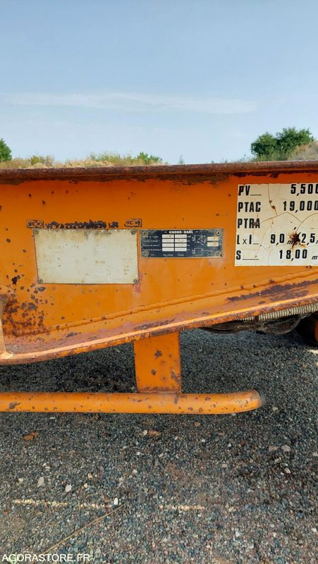 RA001-REMORQUE PLATEAU 19T ACTM BQ-557-BJ - קרון נגרר: תמונה 5 RA001-REMORQUE PLATEAU 19T ACTM BQ-557-BJ - קרון נגרר: תמונה 5
