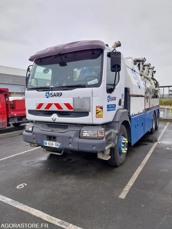 RENAULT KERAX HUWER ADR 2001 515000KM / PB BV EXPORT UNIQUEMENT - משאית ואקום: תמונה 1 RENAULT KERAX HUWER ADR 2001 515000KM / PB BV EXPORT UNIQUEMENT - משאית ואקום: תמונה 1