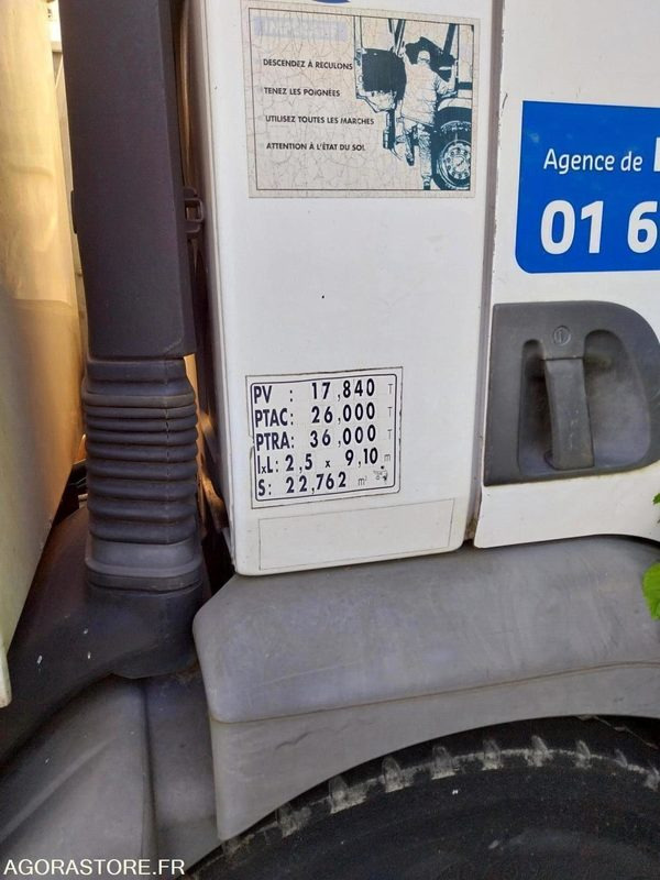 RENAULT P340 26T HUWER 2000 (269746Km) NON ROULANT EXPORT UNIQUEMENT - משאית ואקום: תמונה 4 RENAULT P340 26T HUWER 2000 (269746Km) NON ROULANT EXPORT UNIQUEMENT - משאית ואקום: תמונה 4
