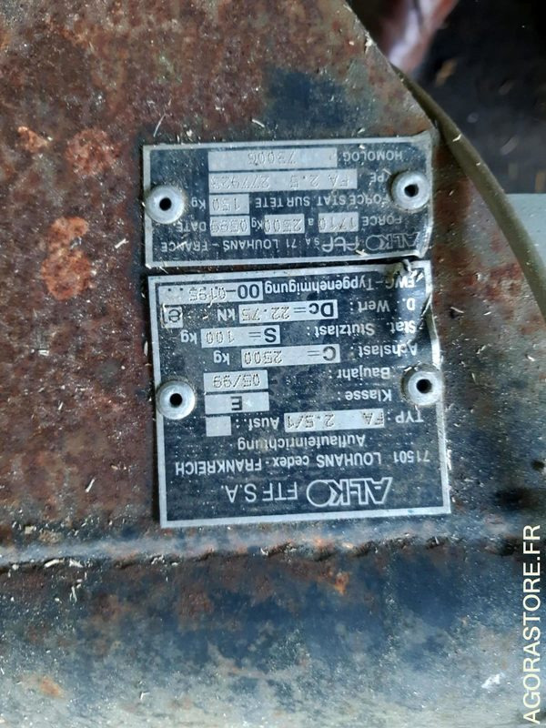 סמיטריילר Remorque HUBIERE PLT 2502: תמונה 6