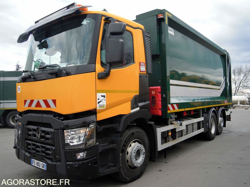 Renault 6x2 Gamme C équipé d'une benne à chargement latéral Maxxum Robopac 23m3 - משאית אשפה: תמונה 2 Renault 6x2 Gamme C équipé d'une benne à chargement latéral Maxxum Robopac 23m3 - משאית אשפה: תמונה 2