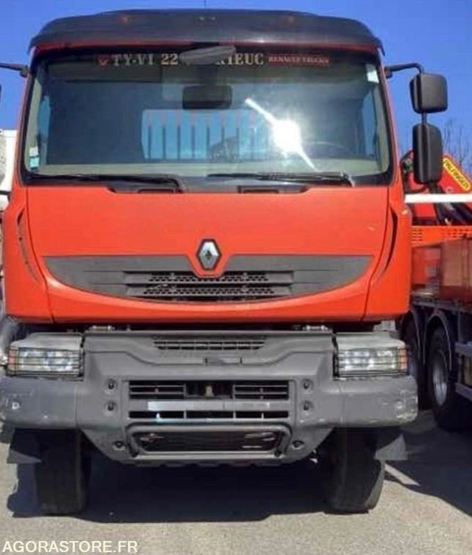 Renault Kerax 430 DXI plateau grue 8X4-2012 - משאית: תמונה 3 Renault Kerax 430 DXI plateau grue 8X4-2012 - משאית: תמונה 3