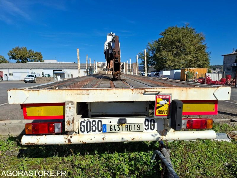 Semi remorque 3 essieux FRUEHAUF T34CGN + grue - 1993 - Non Roulante - סמיטריילר: תמונה 5 Semi remorque 3 essieux FRUEHAUF T34CGN + grue - 1993 - Non Roulante - סמיטריילר: תמונה 5