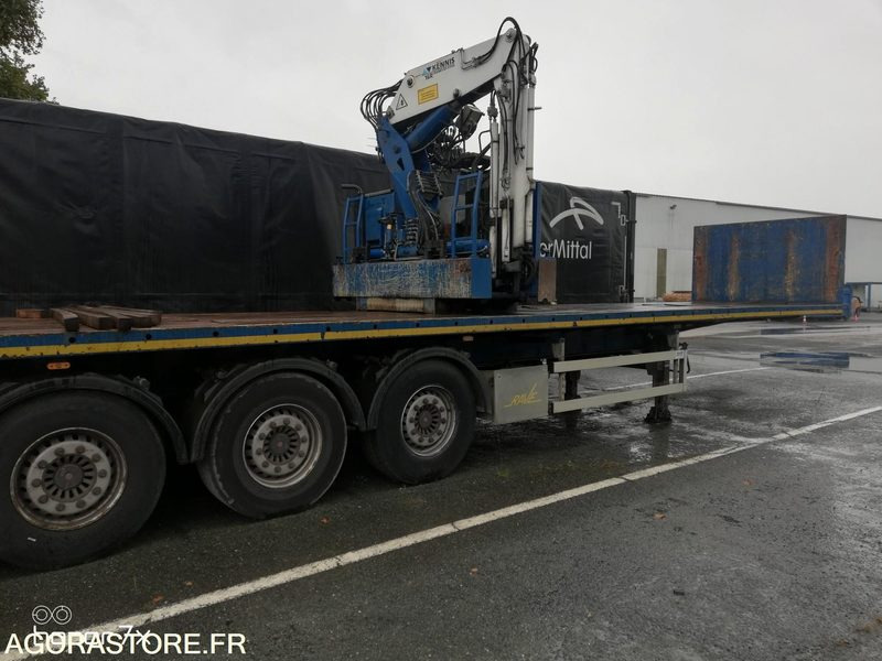 Semi-remorque Royen grue roulante Kennis 2014 (3971) - סמיטריילר צד נופל/ שטוח: תמונה 2 Semi-remorque Royen grue roulante Kennis 2014 (3971) - סמיטריילר צד נופל/ שטוח: תמונה 2