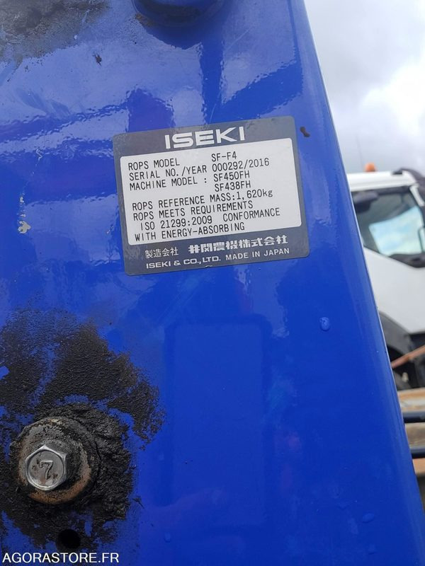 מכסחת גינה TONDEUSE ISEKI SF450  TYPE BGE 42: תמונה 6