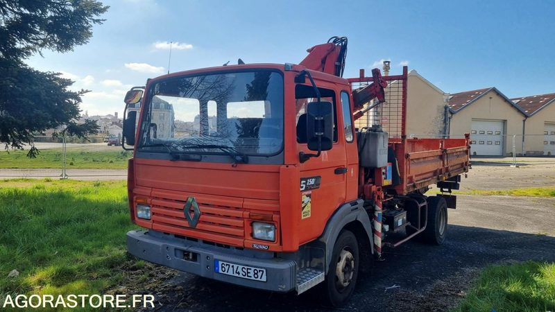 Camion grue RENAULT S150 (1995) et benne + grue FASSI F65-21- Vente à Pro - משאית: תמונה 2 Camion grue RENAULT S150 (1995) et benne + grue FASSI F65-21- Vente à Pro - משאית: תמונה 2