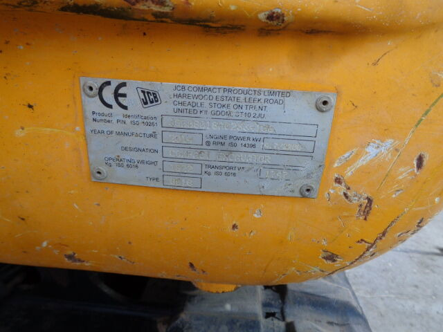 מיני מחפר JCB 8018: תמונה 28
