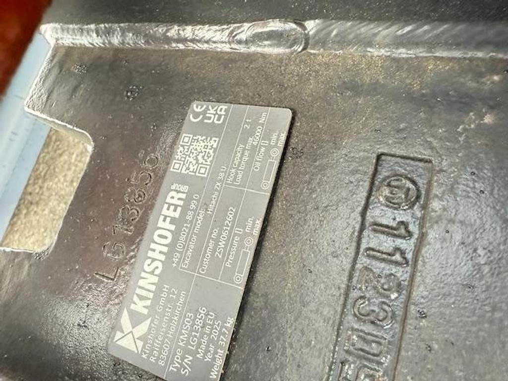 Hitachi ZX33U-6 - מיני מחפר: תמונה 5 Hitachi ZX33U-6 - מיני מחפר: תמונה 5