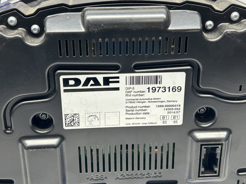 DAF instrument cluster - לוח מחוונים עבור משאית: תמונה 3 DAF instrument cluster - לוח מחוונים עבור משאית: תמונה 3