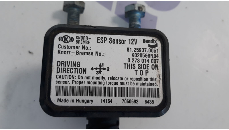 KNORR-BREMSE ESP sensor - חיישן עבור משאית: תמונה 3 KNORR-BREMSE ESP sensor - חיישן עבור משאית: תמונה 3