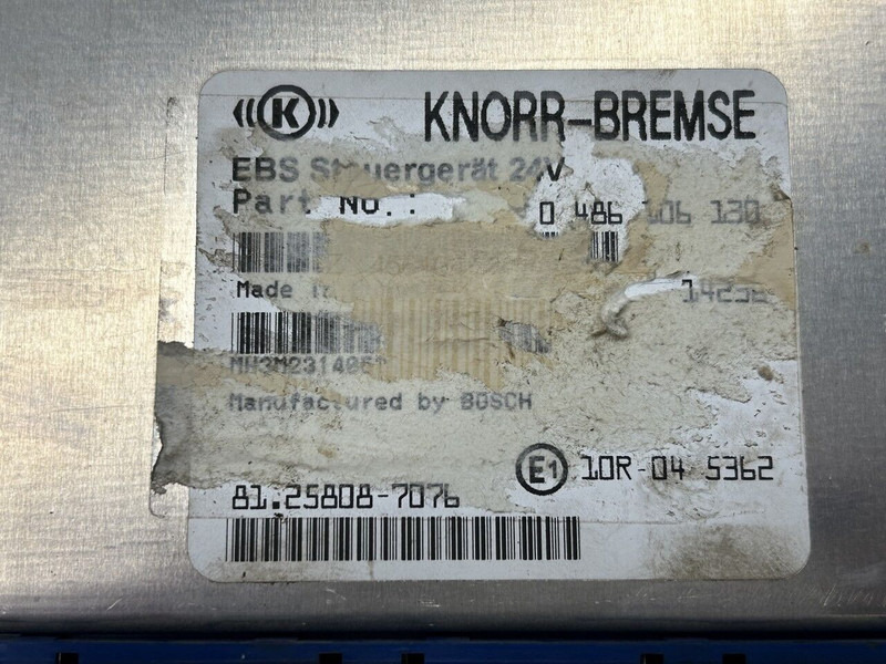 MAN EBS - ECU עבור משאית: תמונה 4 MAN EBS - ECU עבור משאית: תמונה 4