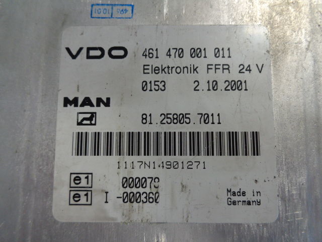 MAN elektronik FFR - ECU עבור משאית: תמונה 2 MAN elektronik FFR - ECU עבור משאית: תמונה 2