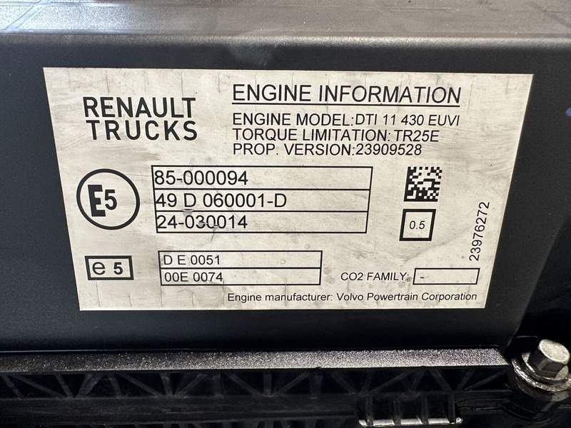 מנוע עבור משאית Renault DTI 11 430 EUVI engine, 430HP: תמונה 10 מנוע עבור משאית Renault DTI 11 430 EUVI engine, 430HP: תמונה 10