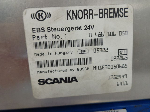 Scania EBS - ECU עבור משאית: תמונה 4 Scania EBS - ECU עבור משאית: תמונה 4