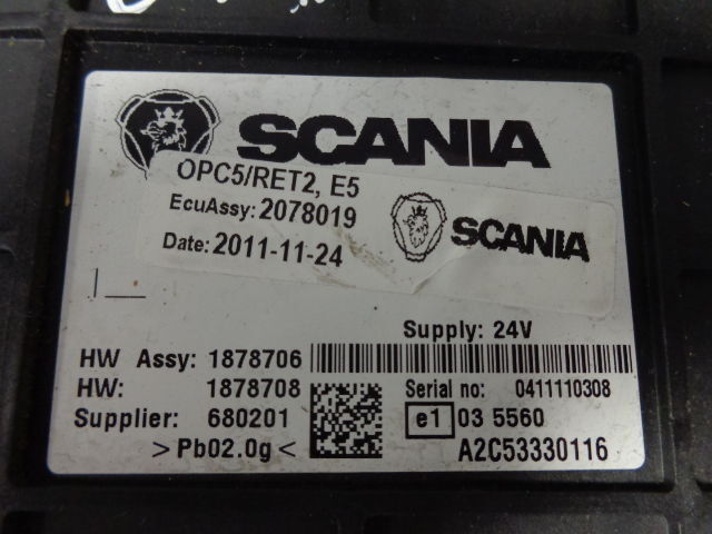 Scania OPC5/RET2 E5 control unit - ECU עבור משאית: תמונה 2 Scania OPC5/RET2 E5 control unit - ECU עבור משאית: תמונה 2