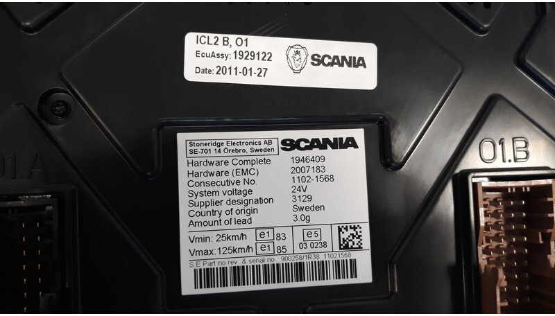 Scania instrument cluster - לוח מחוונים עבור משאית: תמונה 4 Scania instrument cluster - לוח מחוונים עבור משאית: תמונה 4