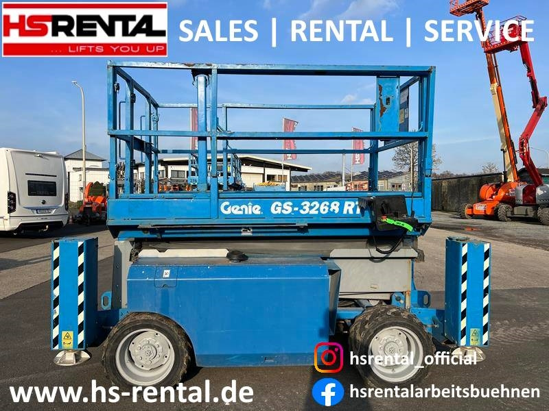 Genie GS3268 RT diesel 4x4 12m (1480) - מעלית מספריים: תמונה 1 Genie GS3268 RT diesel 4x4 12m (1480) - מעלית מספריים: תמונה 1