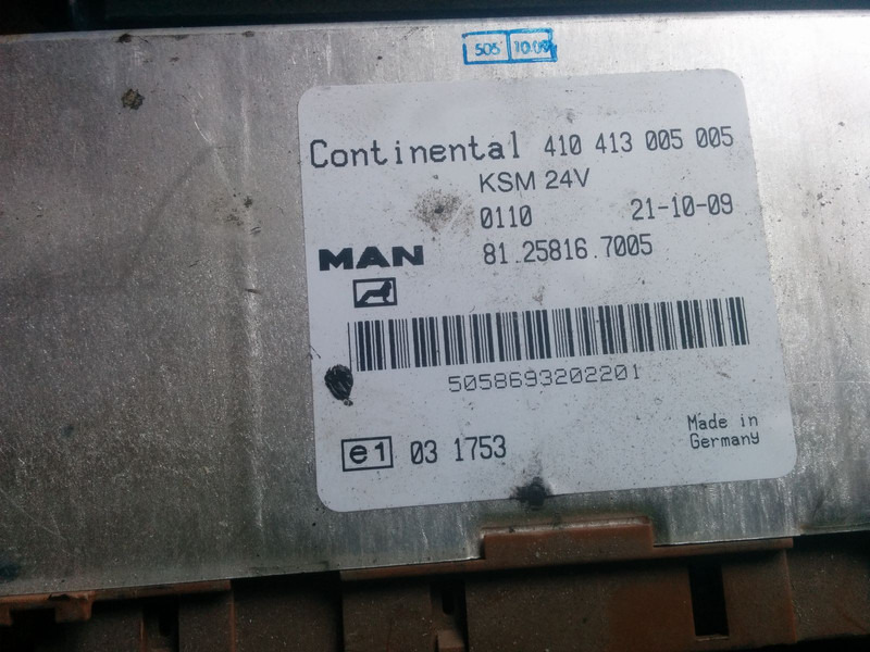 MAN 410413005005 - ECU: תמונה 1 MAN 410413005005 - ECU: תמונה 1