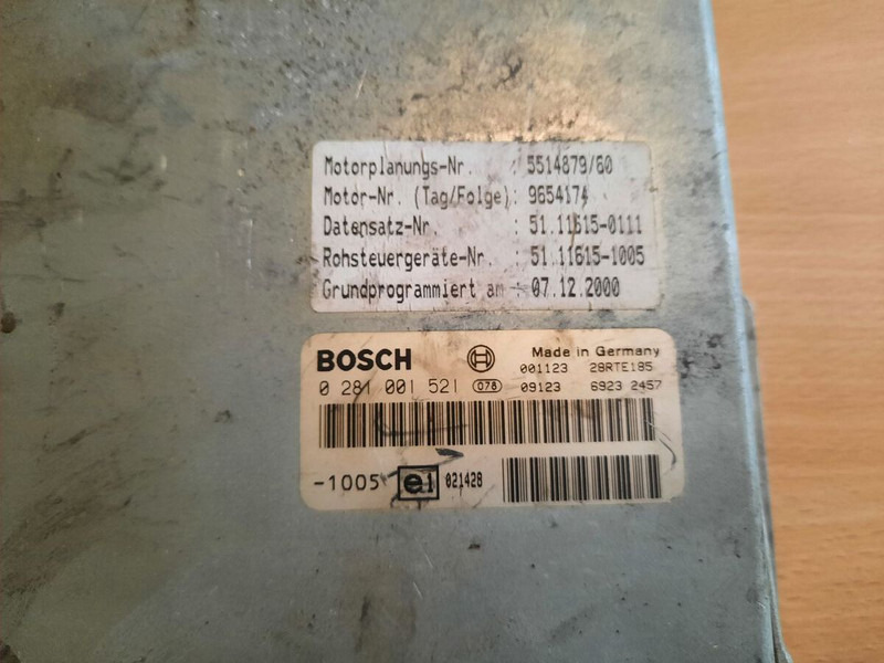 ECU MAN BOSCH 0281001521. 0261200173 \ 020600009: תמונה 7