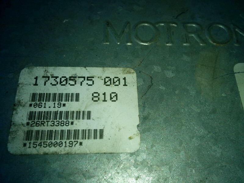 ECU MAN BOSCH 0281001521. 0261200173 \ 020600009: תמונה 10