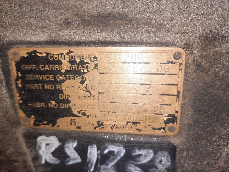 הילוך דיפרנציאלי Meritor MS17X. RS1228SV. 140 E EV-90: תמונה 16