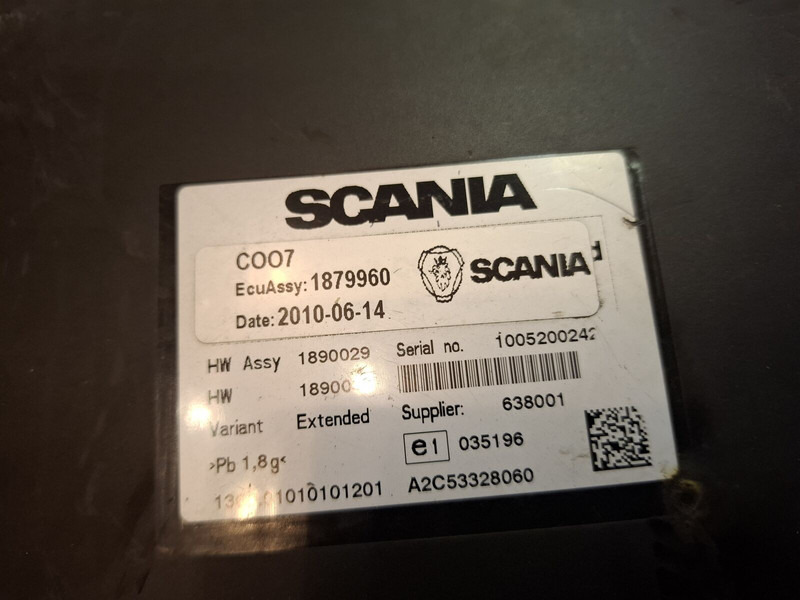 Scania C007. C006 - ECU: תמונה 2 Scania C007. C006 - ECU: תמונה 2