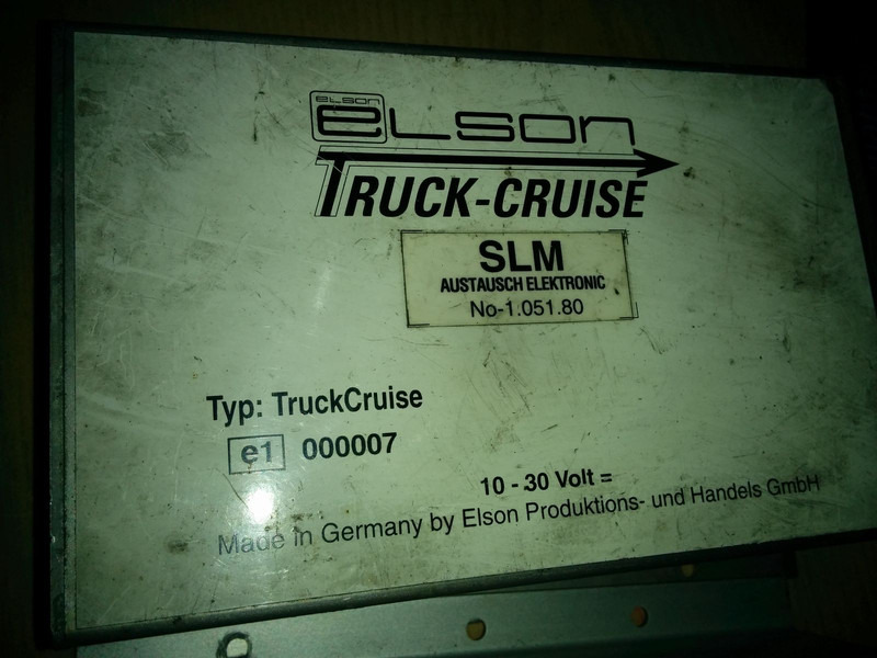 Scania MaxiMum Controol / Truck-Cruise ELSON - ECU: תמונה 4 Scania MaxiMum Controol / Truck-Cruise ELSON - ECU: תמונה 4