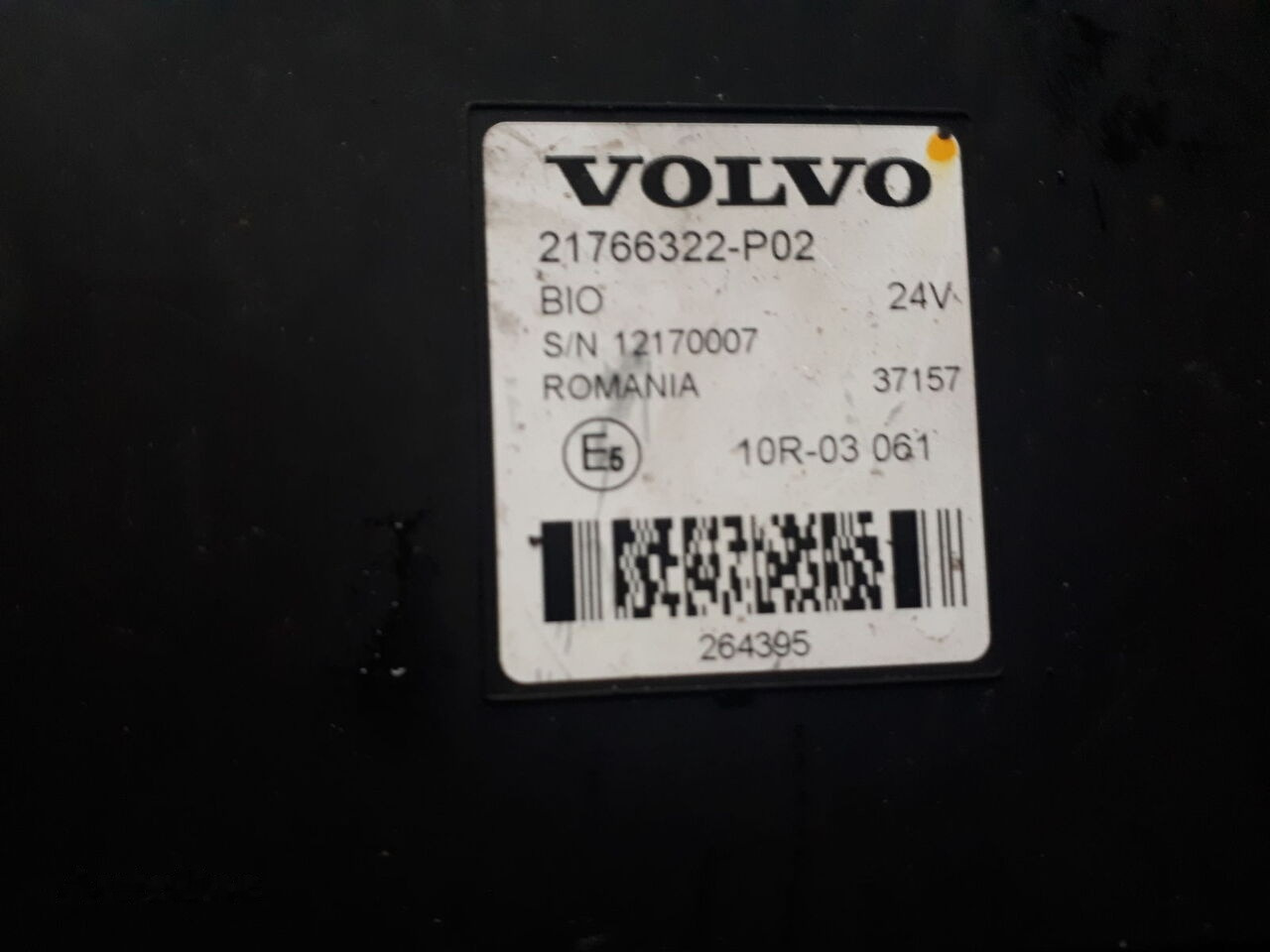 Volvo 20503188-P04.3195082-2 R03 Volvo B12 - ECU עבור אוטובוס: תמונה 2 Volvo 20503188-P04.3195082-2 R03 Volvo B12 - ECU עבור אוטובוס: תמונה 2