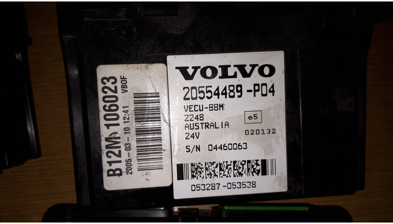 Volvo 20744283-01 .20514900-03. 20585155-P02/20554489-P04/.2050318 - ECU: תמונה 5 Volvo 20744283-01 .20514900-03. 20585155-P02/20554489-P04/.2050318 - ECU: תמונה 5