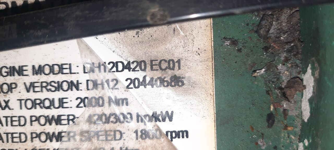 Volvo DH12D420 Volvo B12 - מנוע עבור אוטובוס: תמונה 1 Volvo DH12D420 Volvo B12 - מנוע עבור אוטובוס: תמונה 1
