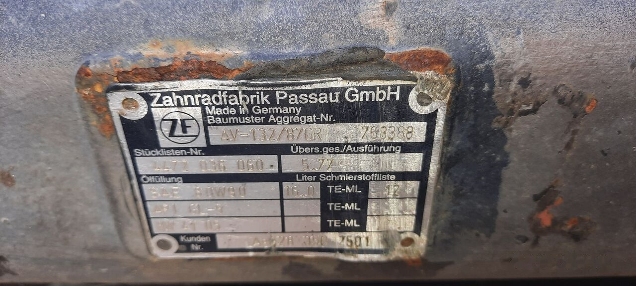 סרן אחורי עבור אוטובוס ZF Eaton Neoplan 660.4.22 Mersedes 407. Citara-2.84 DAF-1339G.2.93   Scania: תמונה 22