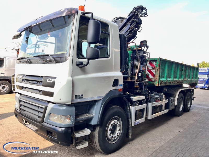 DAF CF 85.410 ATE, Hiab 166, 6x4 Big axle, Steel spring - משאית הרמת וו, משאית מנוף: תמונה 3 DAF CF 85.410 ATE, Hiab 166, 6x4 Big axle, Steel spring - משאית הרמת וו, משאית מנוף: תמונה 3