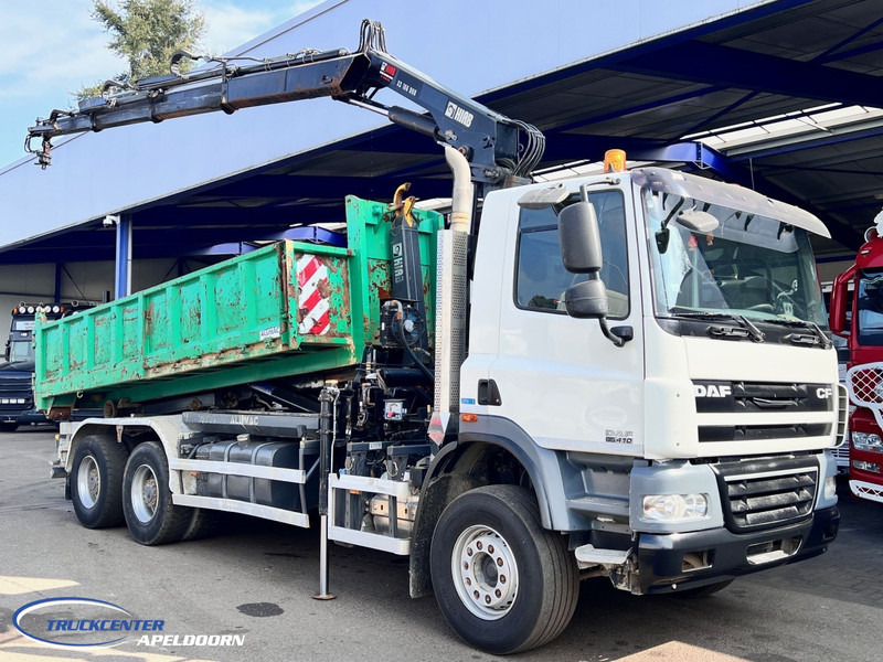 DAF CF 85.410 ATE, Hiab 166, 6x4 Big axle, Steel spring - משאית הרמת וו, משאית מנוף: תמונה 1 DAF CF 85.410 ATE, Hiab 166, 6x4 Big axle, Steel spring - משאית הרמת וו, משאית מנוף: תמונה 1