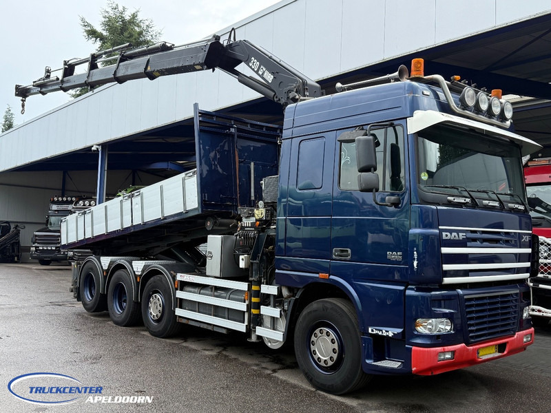 DAF XF 95.430 HIAB 330-5, 8x2 - מוביל מכולות/ משאית החלפת גוף, משאית מנוף: תמונה 1 DAF XF 95.430 HIAB 330-5, 8x2 - מוביל מכולות/ משאית החלפת גוף, משאית מנוף: תמונה 1
